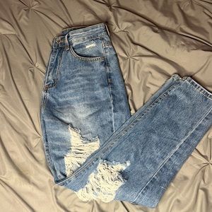 Shein High-Waisted Mom Jeans!